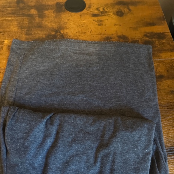 Wide leg elastic waist rayon pants Med - Picture 7 of 8